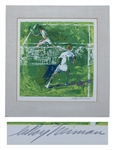 LeRoy Neiman Signed Limited Edition Silkscreen of Tennis Players